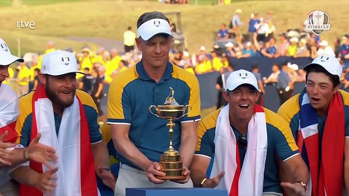 Telediario Fin de Semana - Europa gana a Estados Unidos una Ryder Cup decidida en el último día