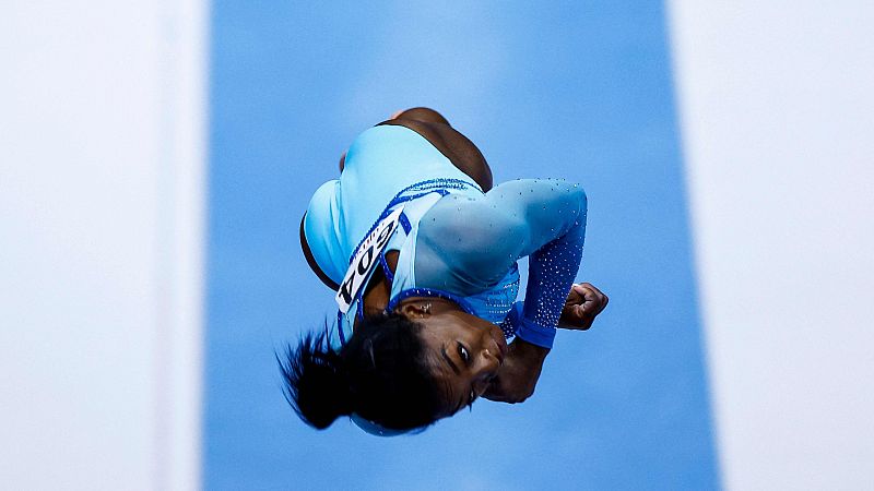 Simone Biles crea el salto 'Biles II' en potro