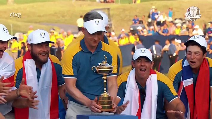 Telediario Matinal - Europa recupera la Ryder Cup en Roma