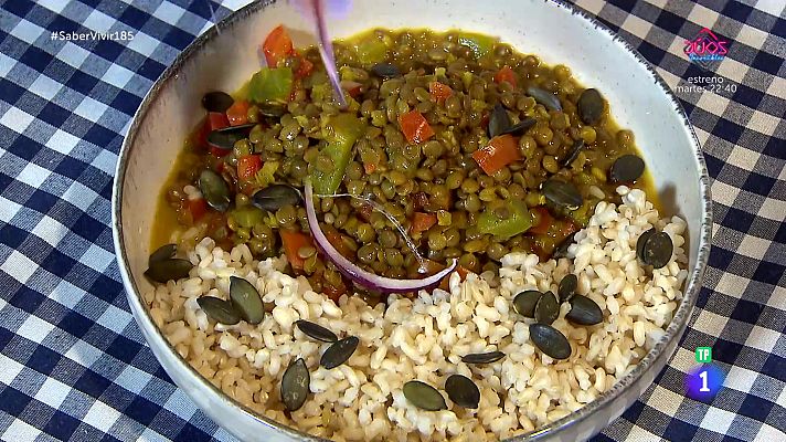 Saber vivir - Deliciosa y nutritiva receta de lentejas al curry