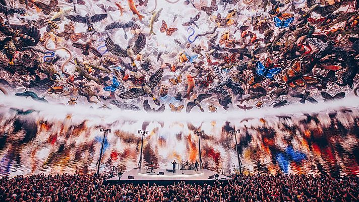 Telediario 1 - La banda U2 inaugura la Esfera de Las Vegas, un escenario futurista donde dará 25 conciertos hasta diciembre