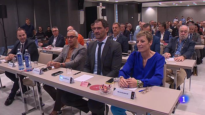 Telediario 1 - La FEB ratifica la elección de Eli Aguilar como presidenta