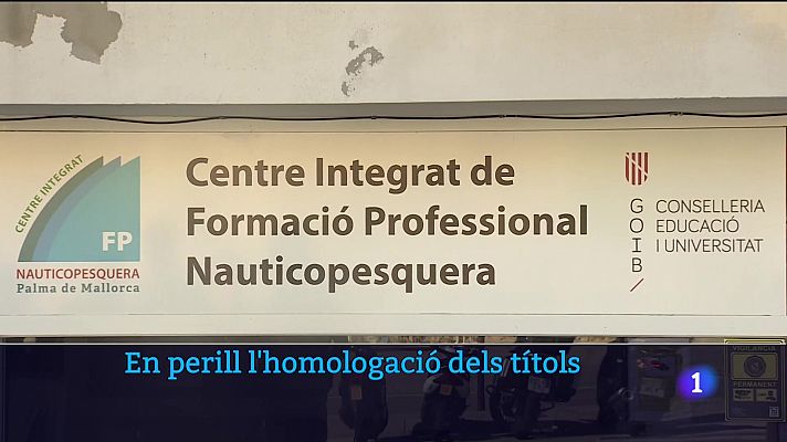 Informatiu Balear - Protesta a l'escola Nauticopesquera