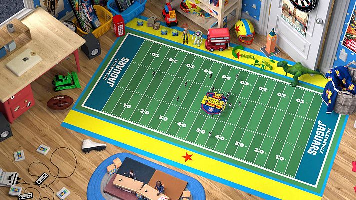 El partido de la NFL entre Jaguars y Falcons al estilo 'Toy Story'