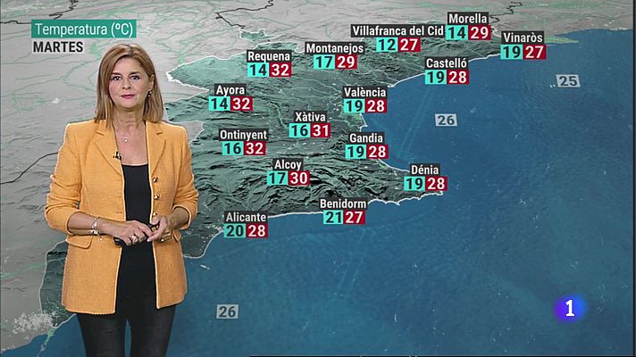 El tiempo en la Comunitat Valenciana 02/10/23