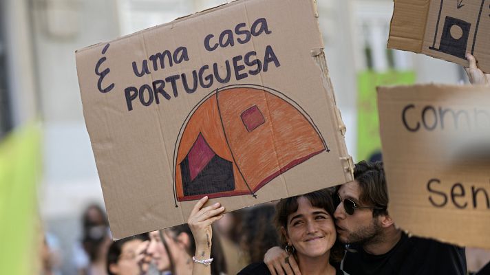 Telediario 2 - Portugal abraza con esperanza la nueva ley de vivienda para lograr abaratar los alquileres
