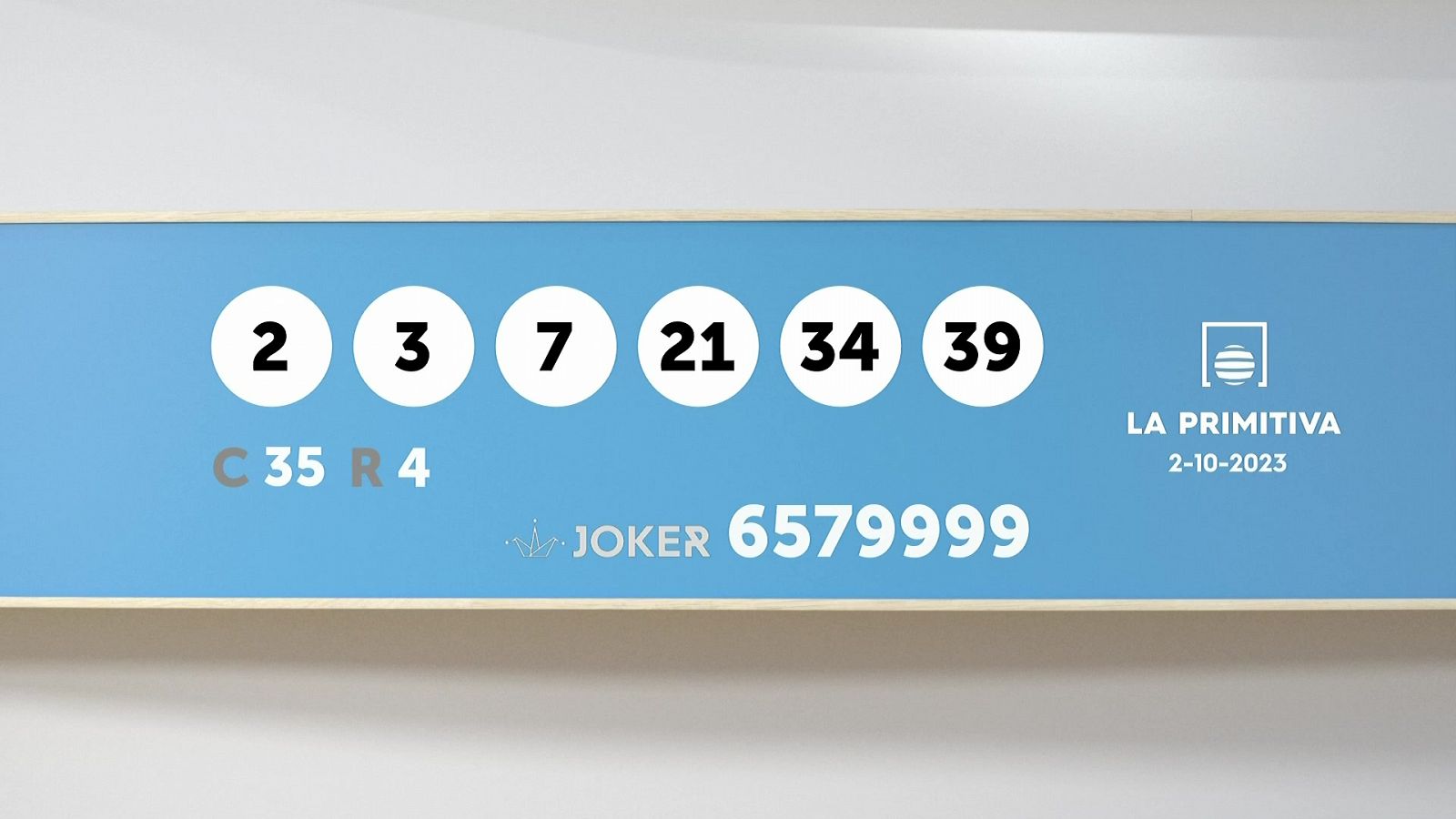 Sorteo de la Lotería Primitiva y Joker del 02/10/2023 - Ver ahora