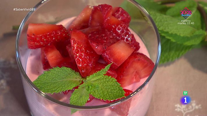 Saber vivir - Postre con fruta: petit suisse en su versión más saludable