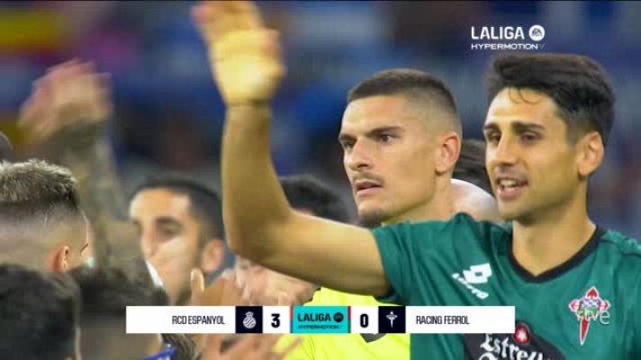 Resúmenes de LaLiga - Espanyol - R. Ferrol: resumen del partido de la 8ª jornada