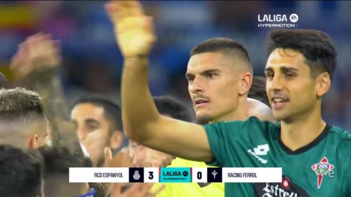 Resúmenes de LaLiga - Espanyol - R. Ferrol: resumen del partido de la 8ª jornada