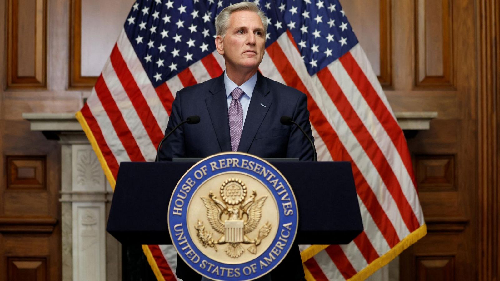 El republicano Kevin McCarthy, primer presidente de la Cámara de Representantes de EE.UU es ser destituido