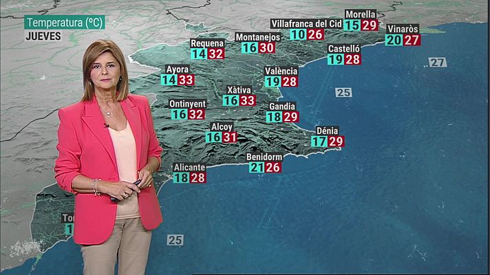 El tiempo en la Comunitat Valenciana 04/10/23