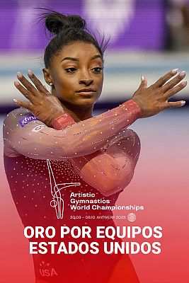 Simone Biles recupera su mejor versión en la final por equipos y le da el oro a Estados Unidos