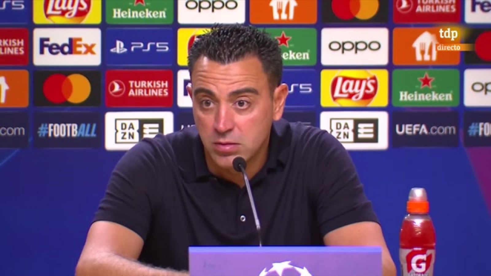 Xavi Hernández: "Hoy hemos sufrido más de lo normal, pero esto es la Champions"