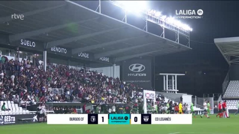Burgos - Leganés: resumen del partido de la 9ª jornada de Liga | Segunda -- Ver ahora