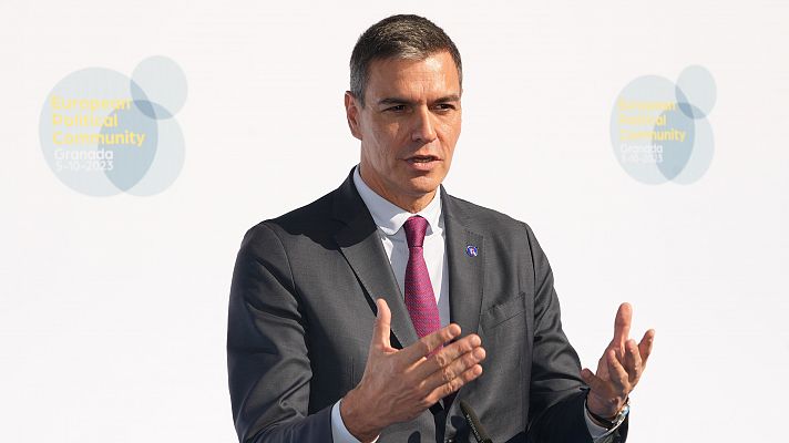 Telediario 1 - Sánchez admite estar "negociando" la amnistía: "Cuando tengamos una posición concreta la expondremos"