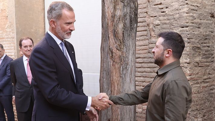 Felipe VI se reúne con Zelenski tras el anuncio del envío de nueva ayuda militar española a Ucrania