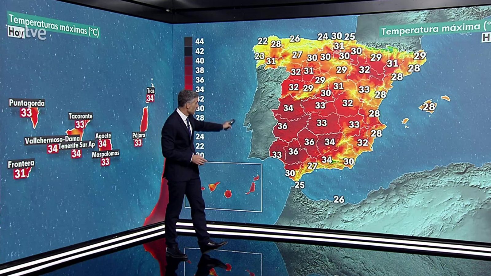 Temperaturas por encima de los valores normales en la mayor parte de la Península - ver ahora