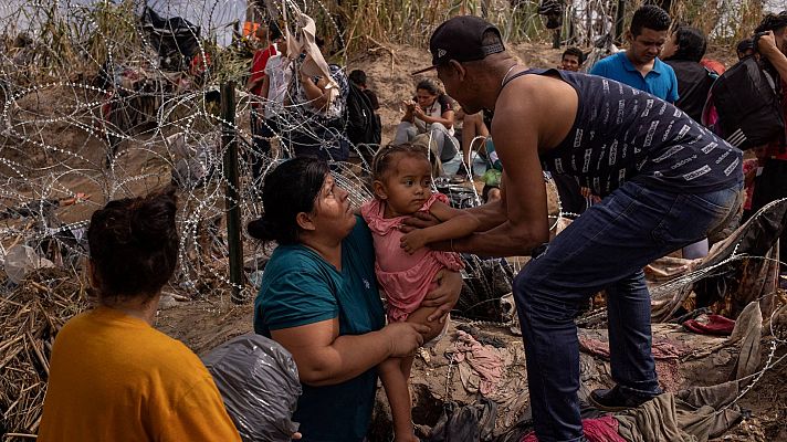 Telediario Fin de Semana - Biden afirma que no puede evitar reforzar el muro con México
