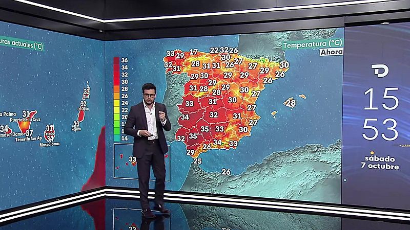 Aumento notable de las temperaturas en el extremo norte peninsular - ver ahora