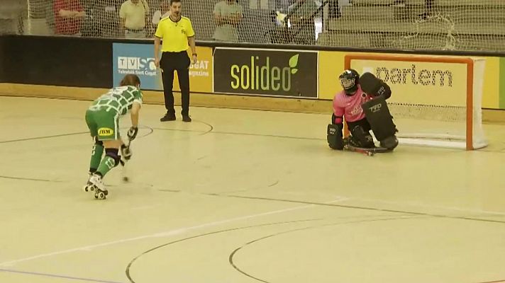 Hockey patines - OK Liga Iberdrola: Solideo PHC Sant Cugat - Cerdanyola CH Feníe Energía. Resumen