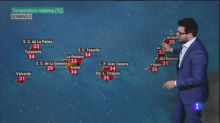 El tiempo en Canarias - 08/10/2023 