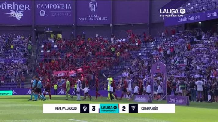 Valladolid - Mirandés: resumen del partido de la 10ª jornada