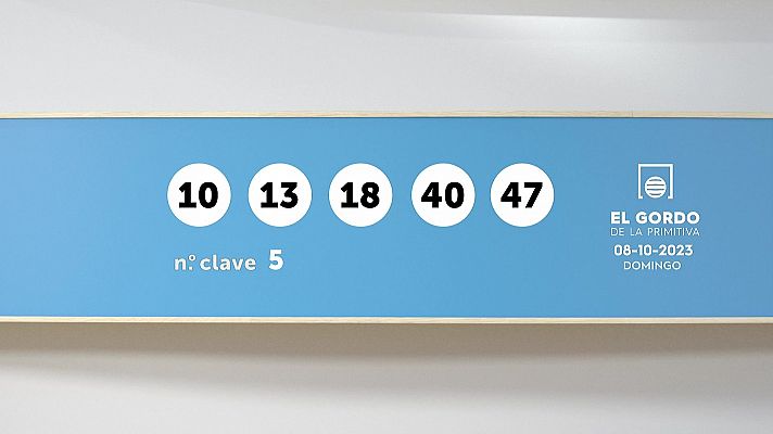 SELAE - Sorteo de la Lotería Gordo de la Primitiva del 08/10/2023