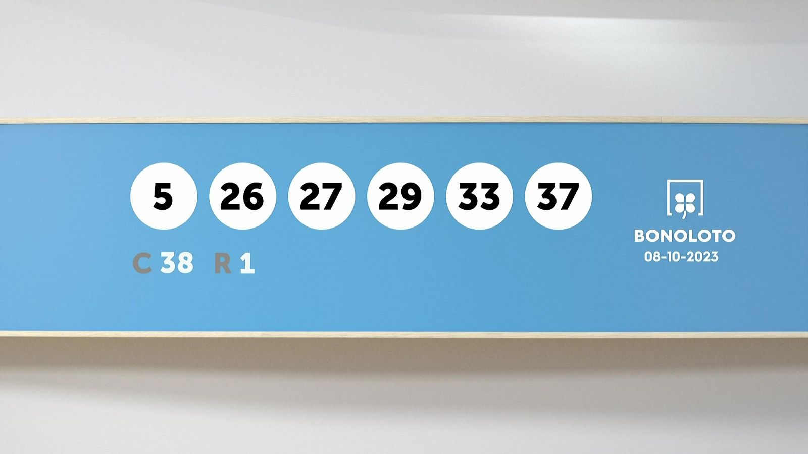 Sorteo de la Lotería Bonoloto del 08/10/2023 - Ver ahora