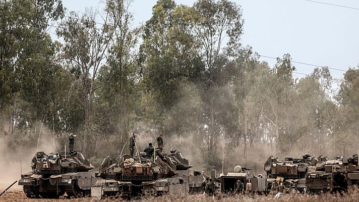 Telediario 1 - Dos españoles desaparecidos tras los ataques de Hamás en Israel