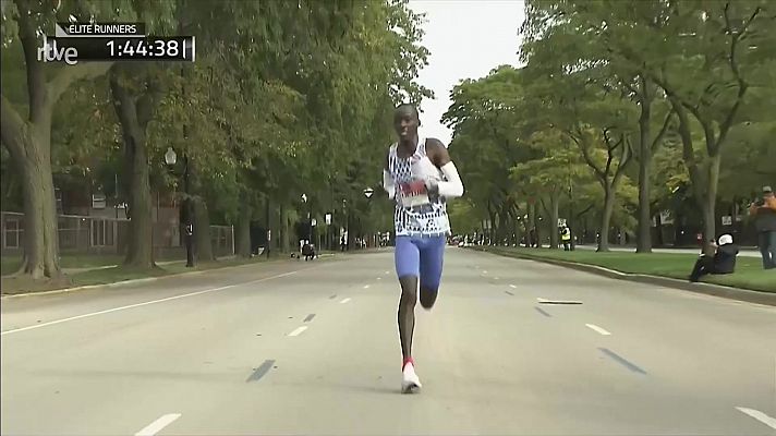 Telediario 1 - Kiptum amenaza la barrera de las dos horas en maratón