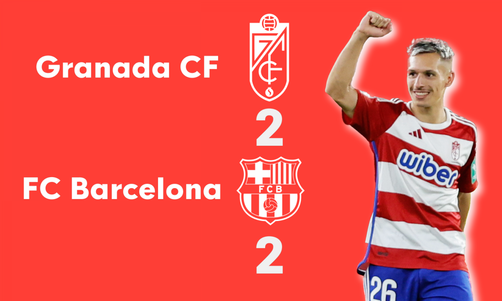 Granada CF 2 - FC Barcelona 2