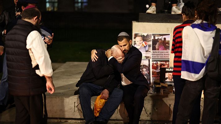 Telediario 1 - La desesperación e incertidumbre entre los familiares de los secuestrados por Hamás: "Solo quiero que mis padres regresen sanos y salvos"