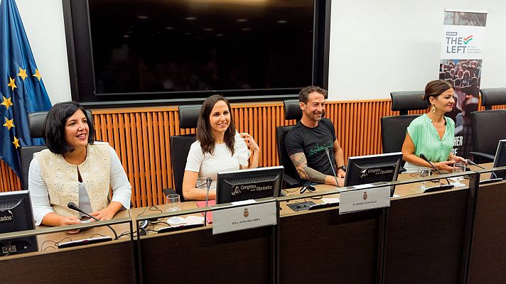 Telediario 1 - La guerra entre Israel y Hamás divide al Gobierno de coalición y el PP acusa a Sánchez de dejarse llevar por sus socios