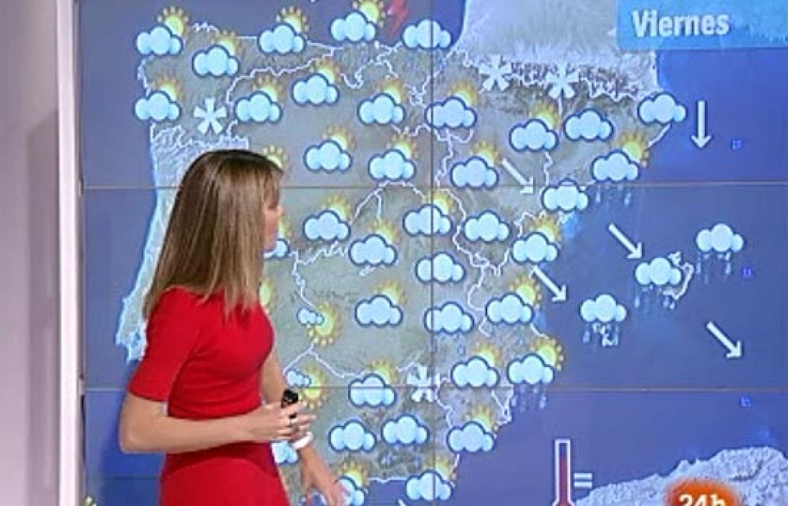 Lluvias en la mayor parte del país