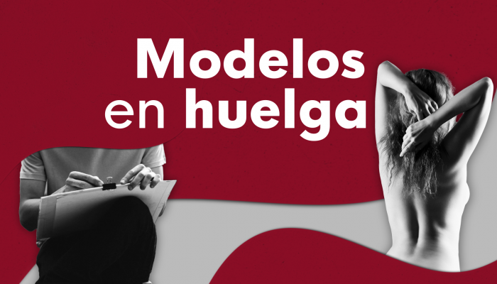 Huelga de los modelos en vivo en Sevilla
