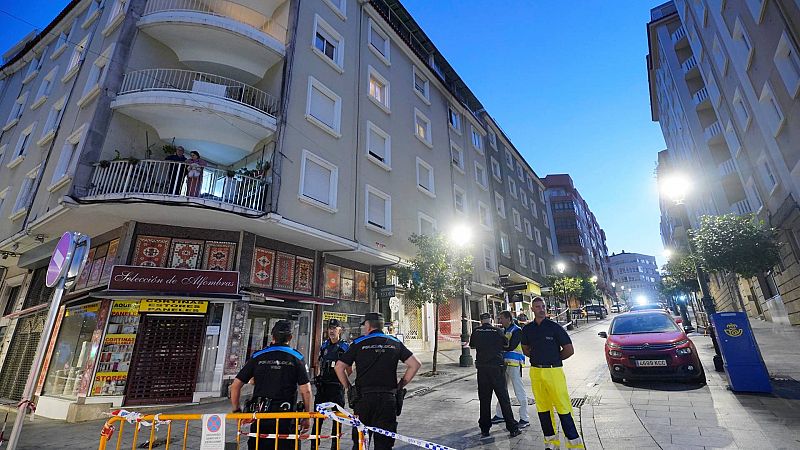 Una madre y tres de sus hijos mueren en el incendio de un edificio en el centro de Vigo