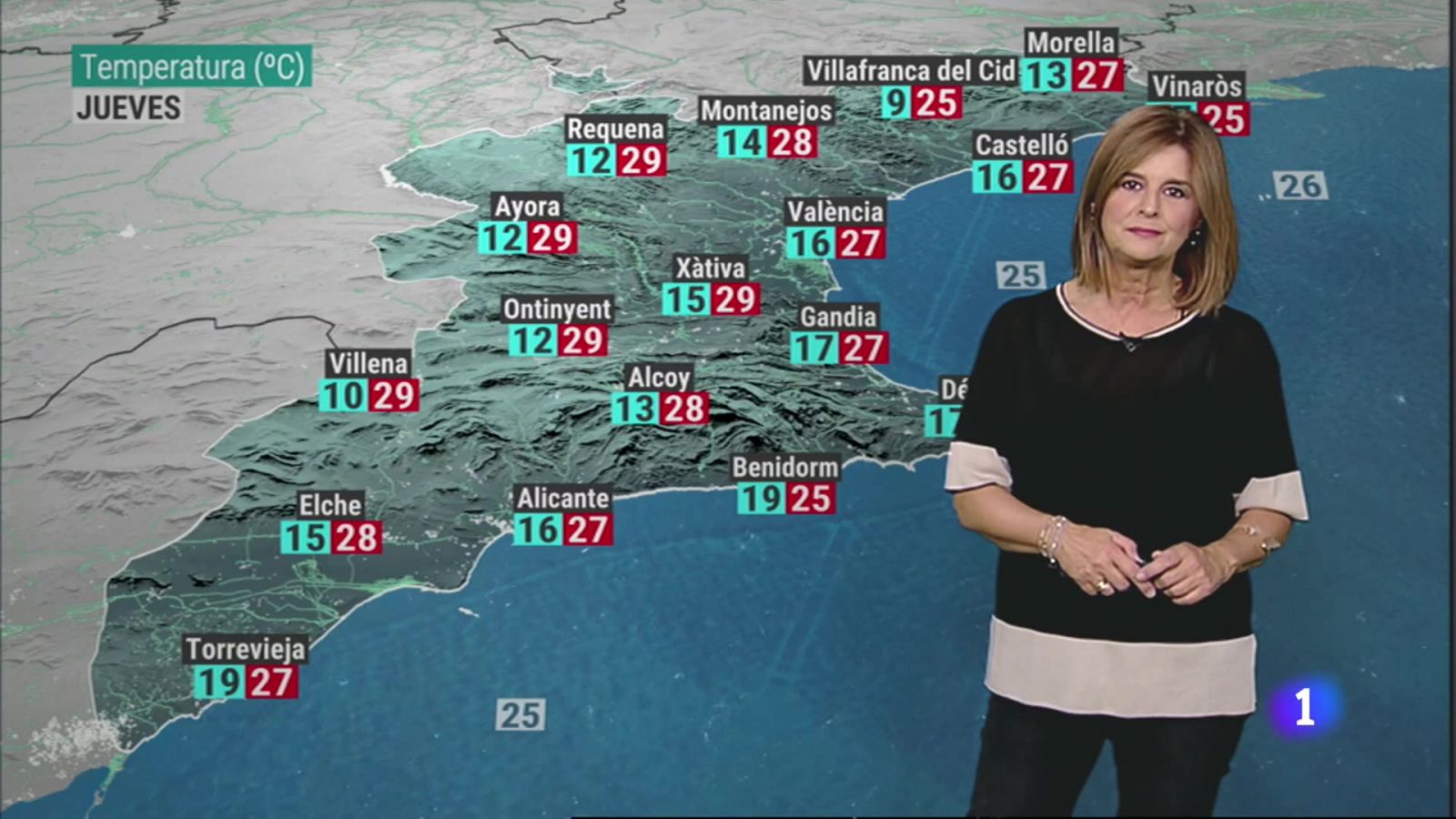 El tiempo en la Comunitat Valenciana 11/10/23