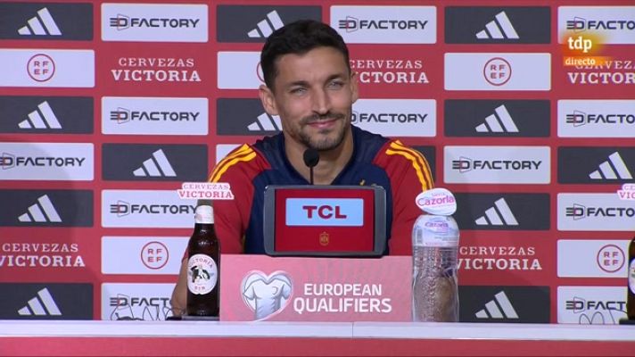 Fútbol - Clasificación Eurocopa 2024 | Jesús Navas: "Estoy feliz de poder ayudar a los más jóvenes"