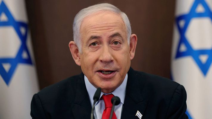 Telediario 2 - Netanyahu pacta con el opositor Benny Gantz un gobierno de emergencia por la guerra