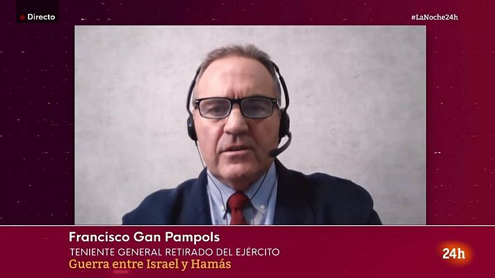 La noche en 24h - Entrevista a Francisco Gan Pampols, teniente general retirado: "El Mossad no miró en la dirección que debía"