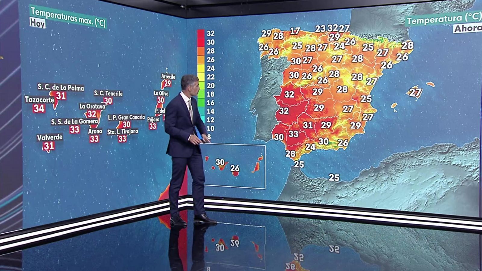 Temperaturas significativamente altas en Canarias - ver ahora