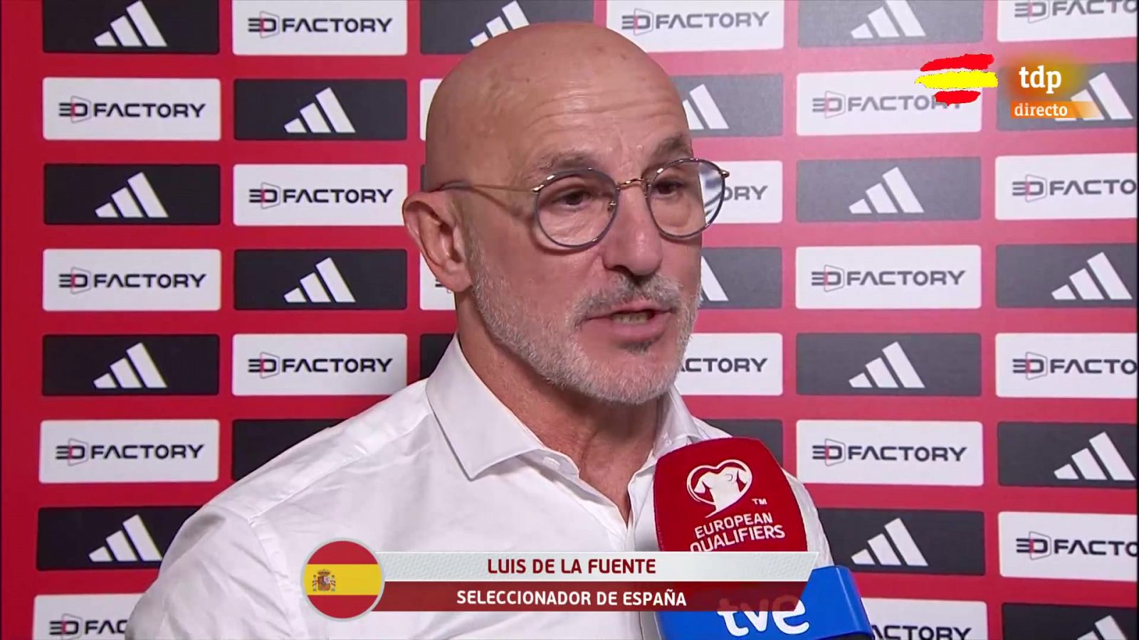 España 2-0 Escocia: entrevista a Luis de la Fuente