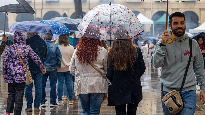 Lluvias y caída de temperaturas en Galicia, Cantábrico y meseta norte