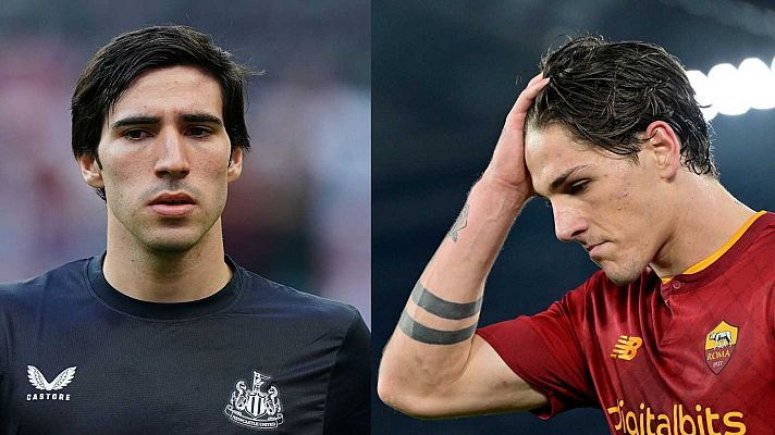 Telediario 1 - Sandro Tonali y Nicolò Zaniolo abandonan la concentración de Italia por una investigación por supuestas apuestas ilegales