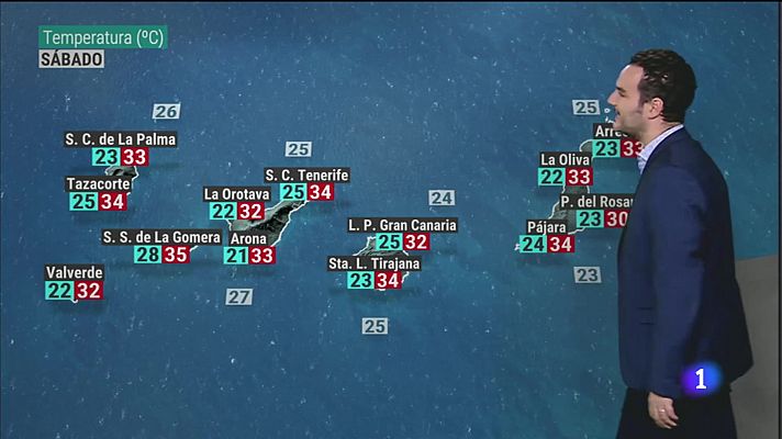 El tiempo en Canarias - 13/10/2023