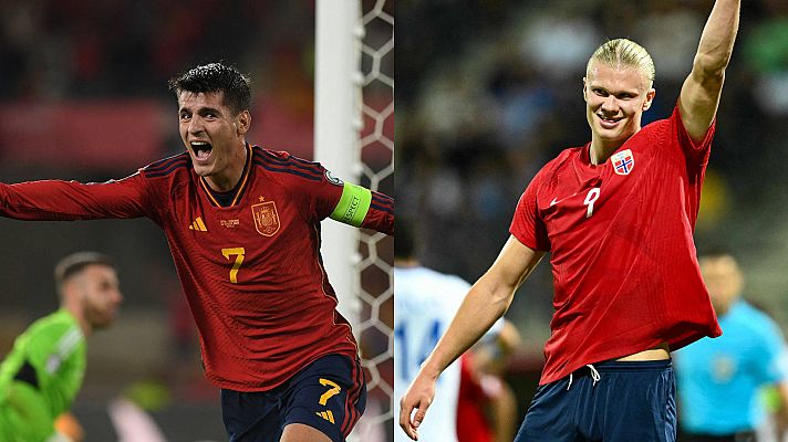 Morata, a la altura de Haaland antes del Noruega - España