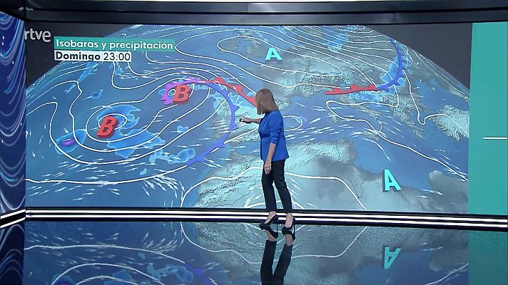 El tiempo - Intervalos de viento fuerte y descenso notable de las temperaturas en Galicia y Asturias