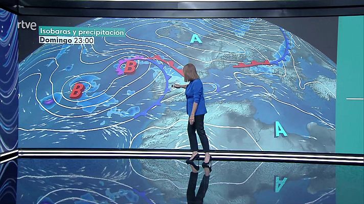 Intervalos de viento fuerte y descenso notable de las temperaturas en Galicia y Asturias