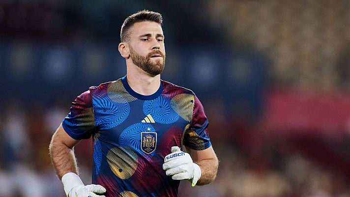 Fútbol - Unai Simón se prepara para enfrentarse a Haaland